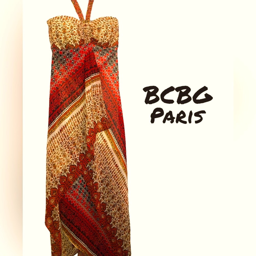 BCBG handkerchief style dress sz.4
